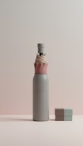 Sparkling White Bottle Umbrella