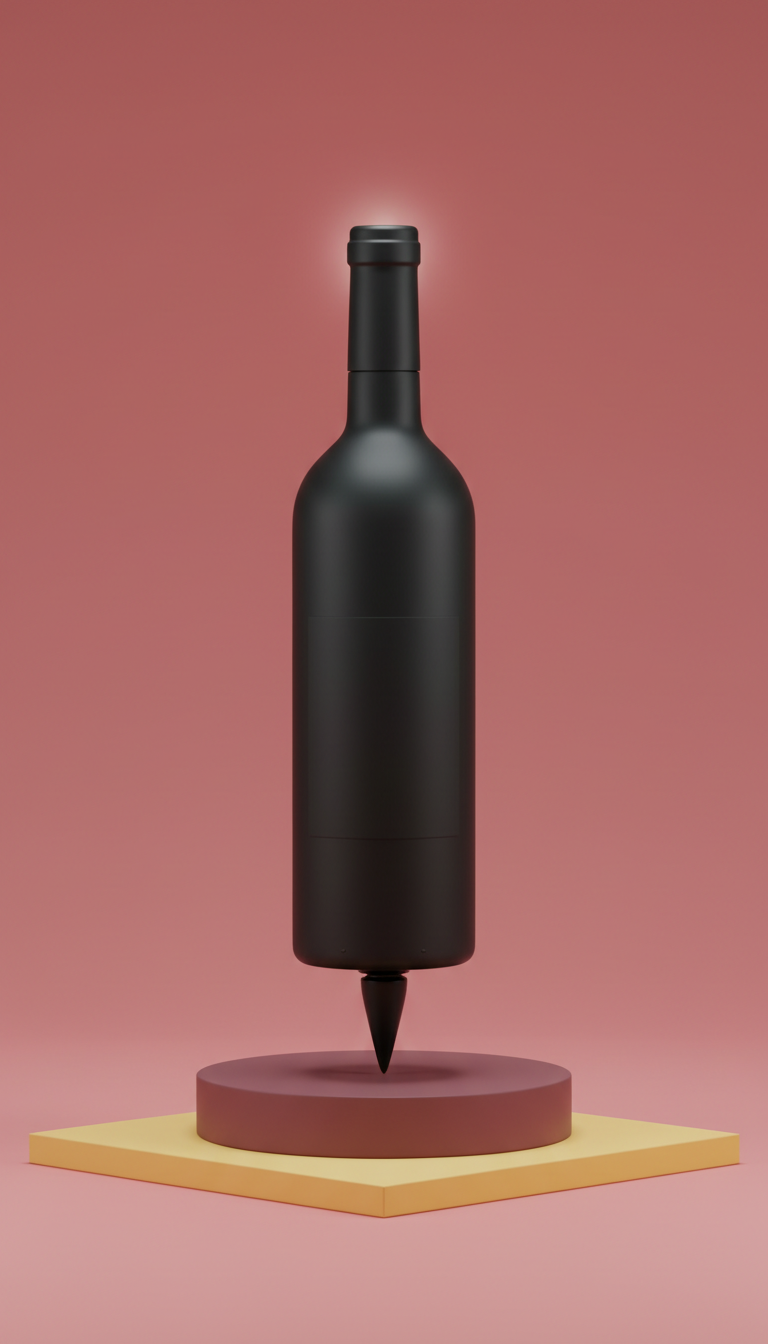 Chardonnay gold bottle umbrella