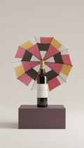 Rosé blush compact umbrella
