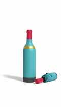 Chardonnay Yellow Wine Bottle Umbrella