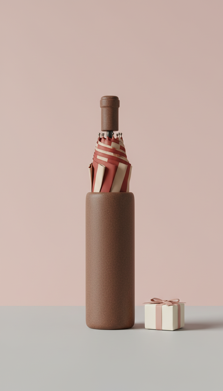 Limited Edition Floral Label Umbrella